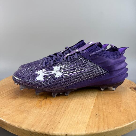Under Armour Blur Smoke 2.0 MC Mens Size 12.5 Football‎ Cleats Purple NEW main image 2